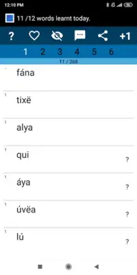 Beginner Quenya android App screenshot 2